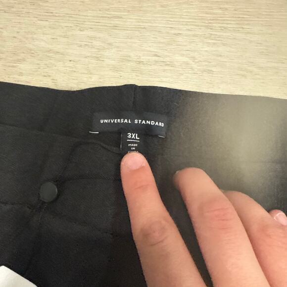 NWT Universal Standard Smart Signature Ponte Pants Charcoal Stretch 3XL 34-36 - Picture 6 of 8